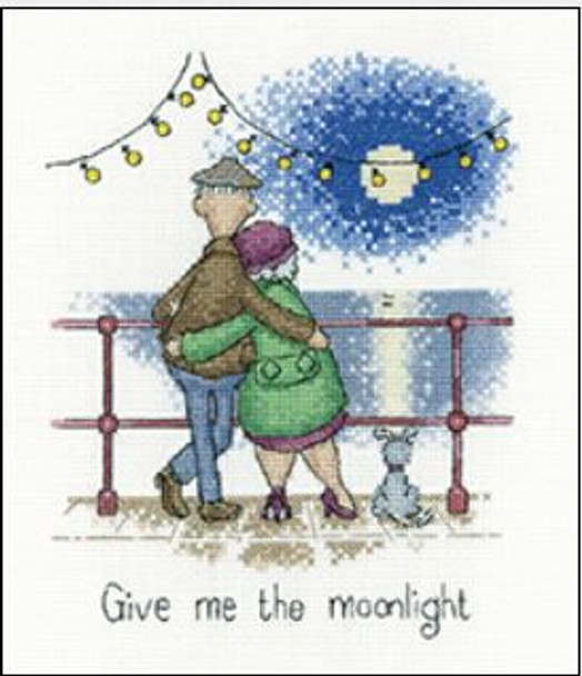 HCK1684A Moonlight - Golden Years by Peter Underhill Heritage Crafts Kit