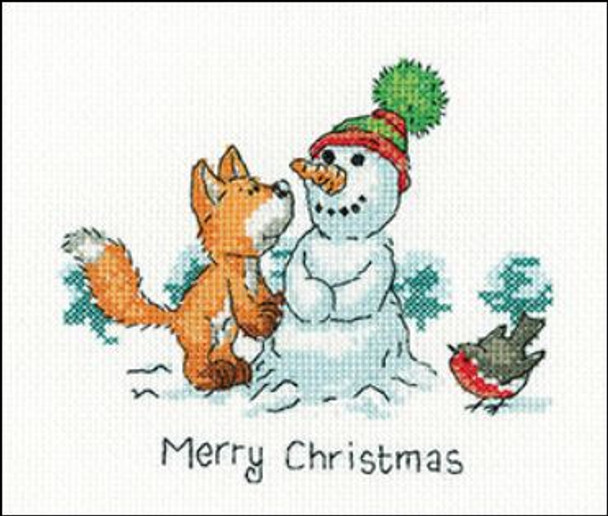 HCK1735A Merry Christmas! - Little Foxes Peter Underhill Heritage Crafts Kit