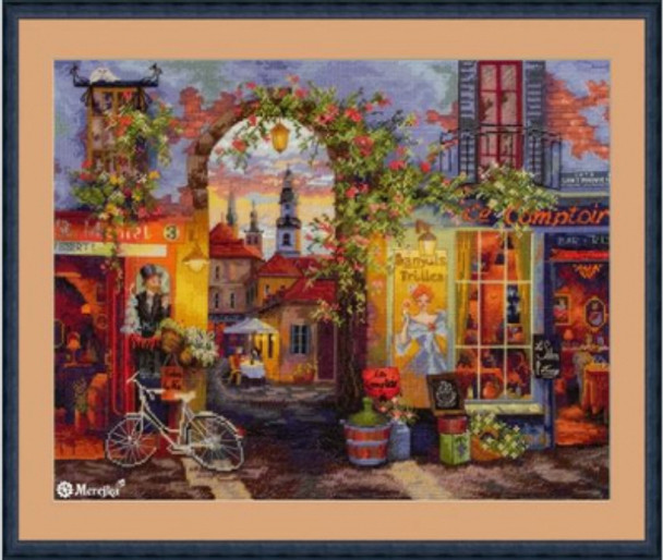 MK227 French Cafe Merejka Cross Stitch Kit