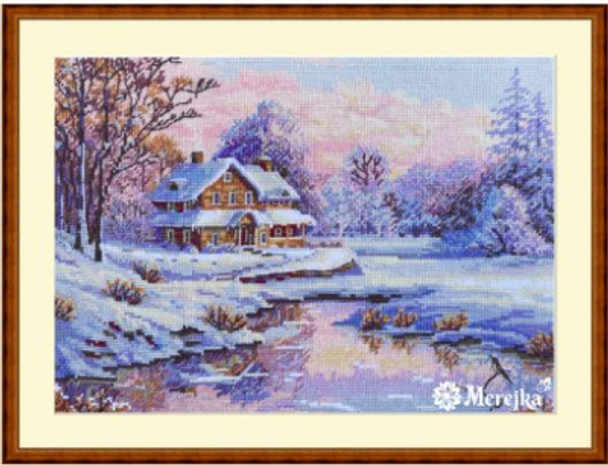 MK240 The First Snow Merejka Cross Stitch Kit