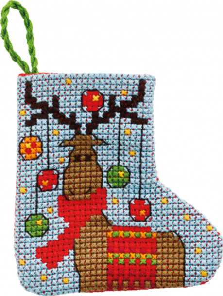 012241 Moose Ornament Permin Kit