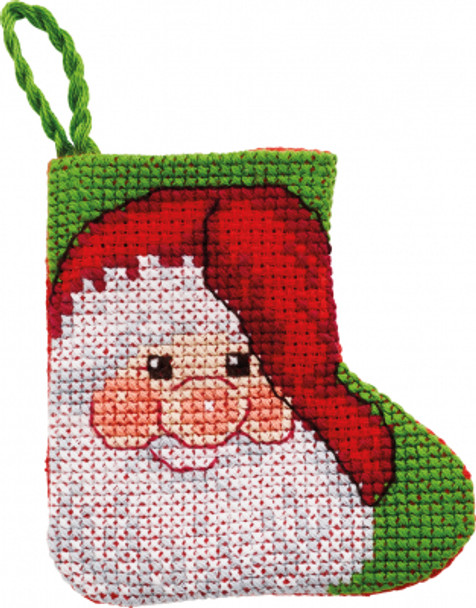 012245 Santa Claus Ornament Permin Kit