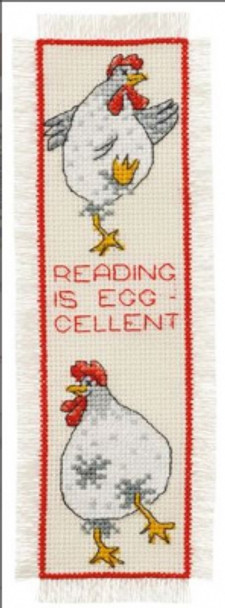 052395 Reading is Egg-cellent Bookmark Permin