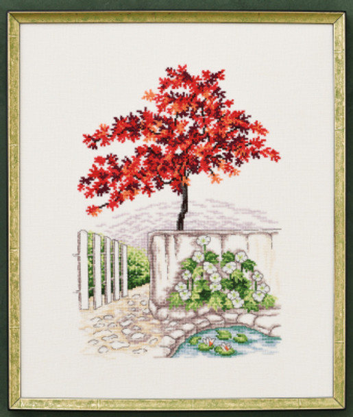 Japanese Maple Permin Cross Stitch Kit