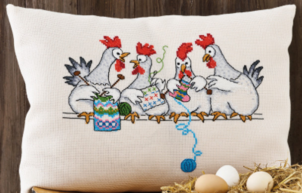 832166 Chicken Cushion Permin Kit