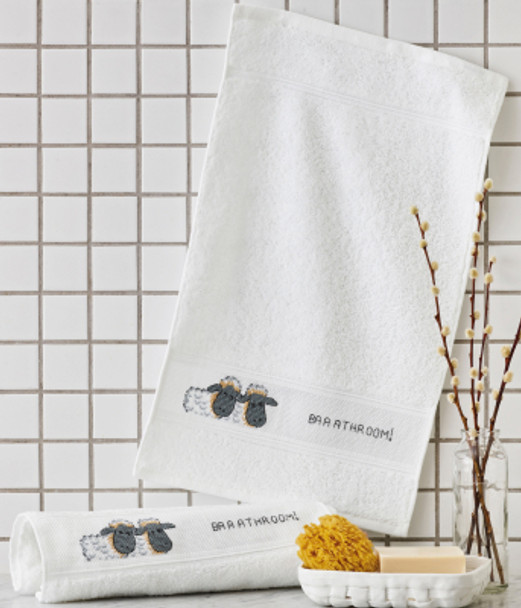 282172 Bathroom Towels (2 pieces) Permin Kit