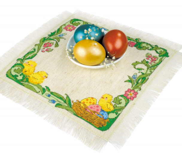 RL2009 Riolis Cross Stitch Kit Easter Table Topper