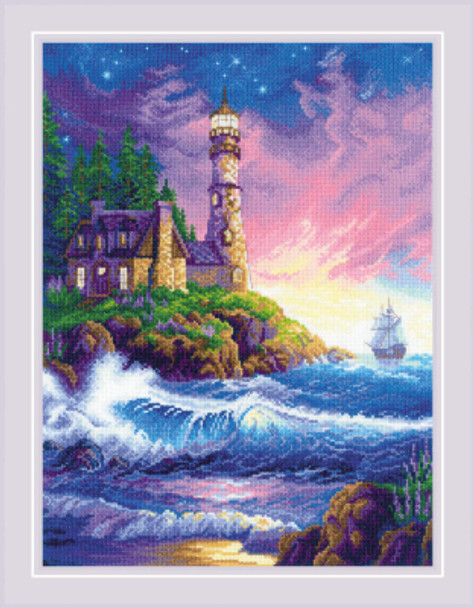 RL2022 Riolis Cross Stitch Kit Lighthouse