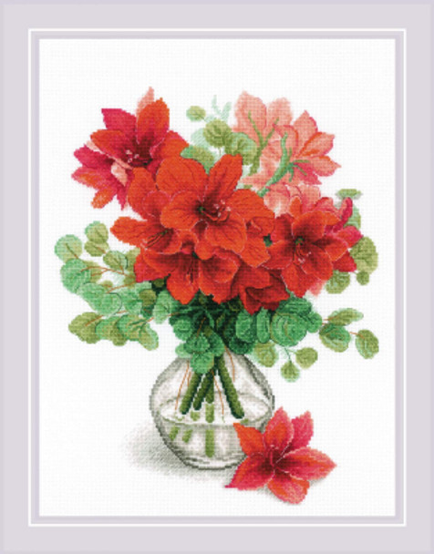 RL2070 Riolis Cross Stitch Kit Amaryllis