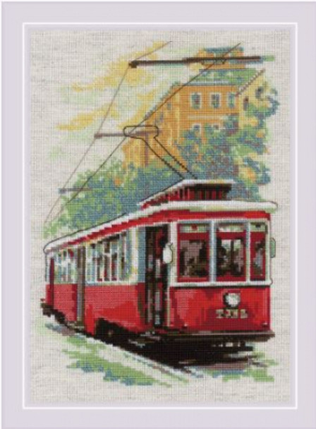 RL2106 Riolis Cross Stitch Kit Old Tram