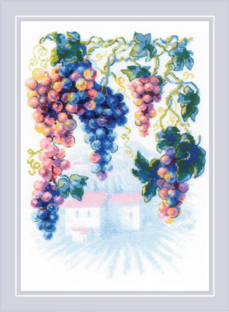 RL2135 Riolis Cross Stitch Kit Generous Grapevine