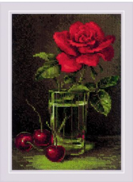 RL2123 Riolis Cross Stitch Kit Rose And Sweet