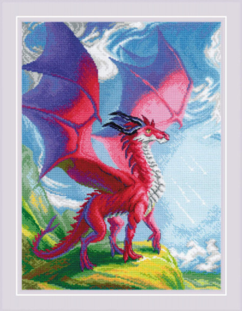 RL2127 Riolis Cross Stitch Kit Your Mighty Dragon