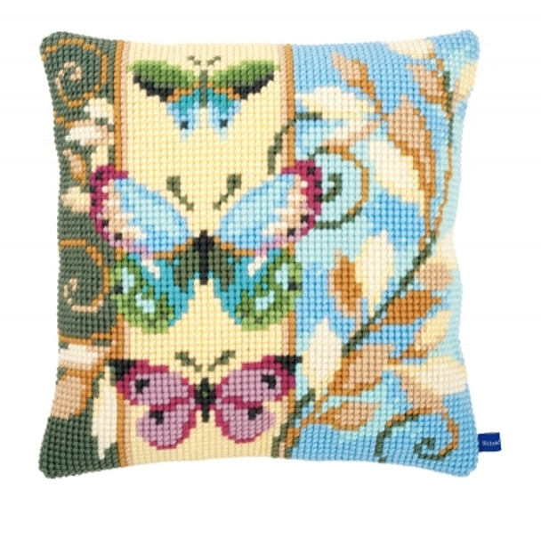 PNV154716 Deco Butterflies Cushion Vervaco Kit