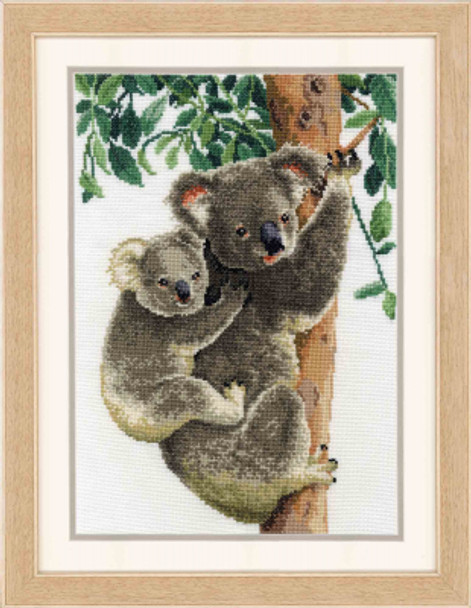 PNV158414 Koala with Baby Vervaco Cross stitch kit