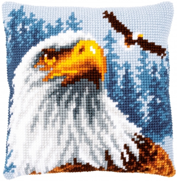 PNV180284 Eagle Cushion - Cross Stitch Vervaco