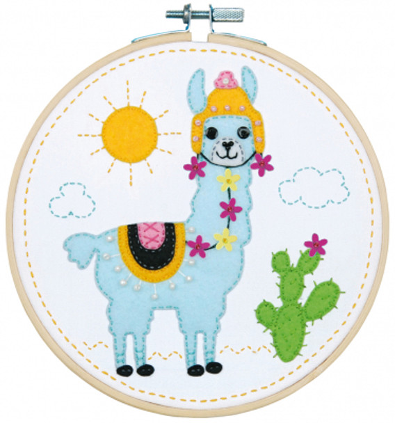 PNV186177 Llama Craft Kit w/Felt Vervaco