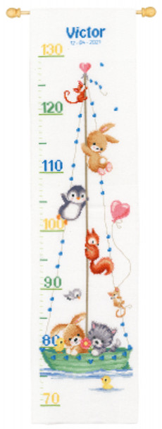 PNV190093 Our Greatest Adventure - Growth Chart Vervaco