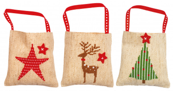 PNV198436 Christmas (set of 3) Gift Bags; Vervaco