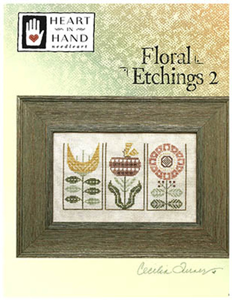 Floral Etchings 2 by Heart In Hand Needleart 24-1289