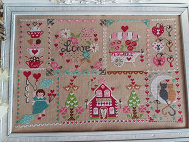 Valentine's Day In Quilt 240w x 160h by Cuore E Batticuore 24-1787