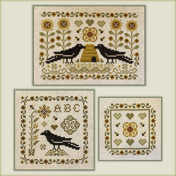 Beekeeping Crows by Happiness Is Heartmade 25-2897