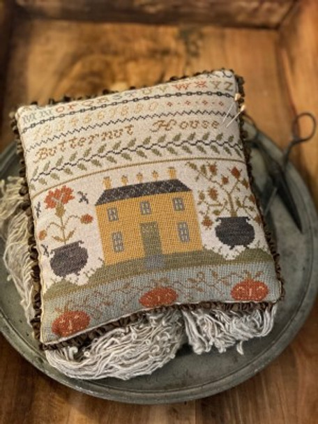 Butternut House Pinkeep 132w x 142h by Stacy Nash Primitives 21-2654