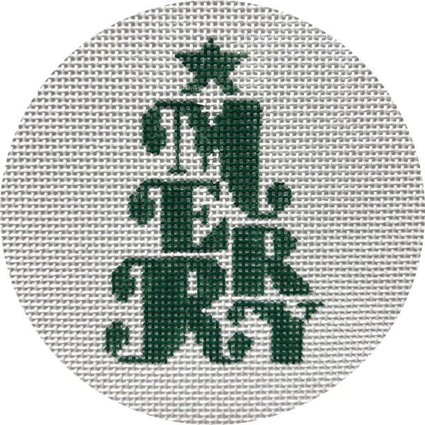 APX615! Merry Tree  5" Round 13 Mesh Alice Peterson Designs