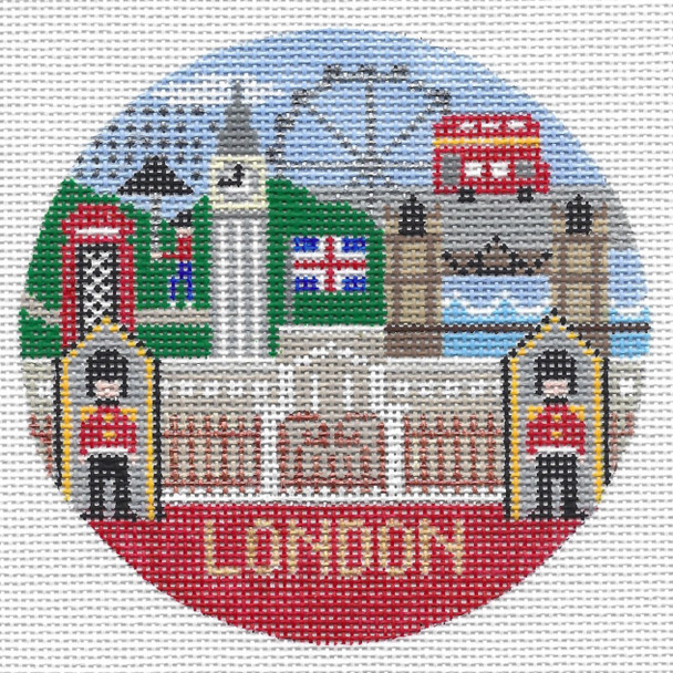 London 4.25 x 4.25 18 Mesh Doolittle Stitchery R369