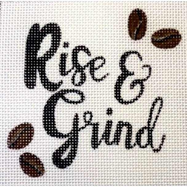 AP4503! RISE AND GRIND 5 x 5 13 Mesh Alice Peterson Designs