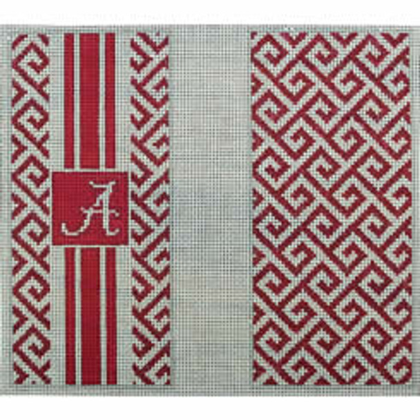 EGC1 Eyeglasses Case - Alabama  7.25 x 6.5 18 Mesh Kristine Kingston Needlepoint Designs