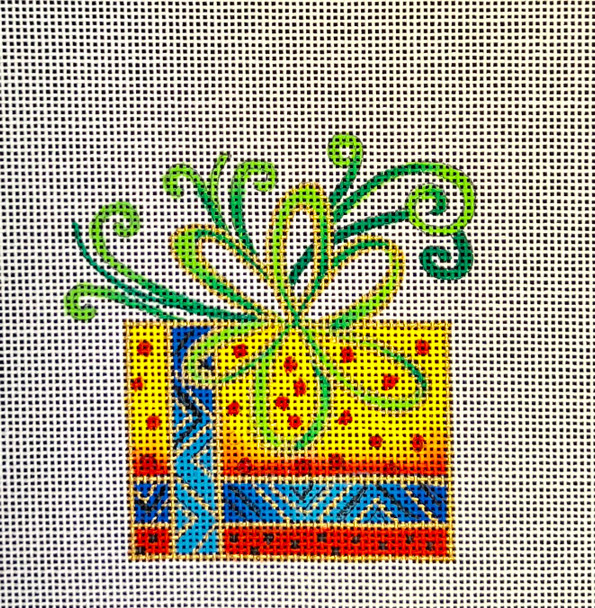 LB-157 Yellow Present 3 ¼ x 3 ½ 18 Mesh LAUREL BURCH