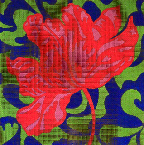 JTS-12 Tulip - Cerise 11 x 11 13 Mesh JANE TATTERSFIELD