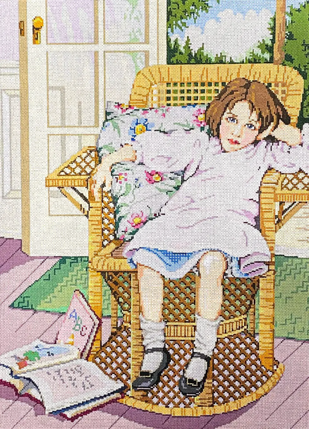 Edith Anne 16” x 20” 16 Mesh Once In A Blue Moon By Sandra Gilmore 16-088