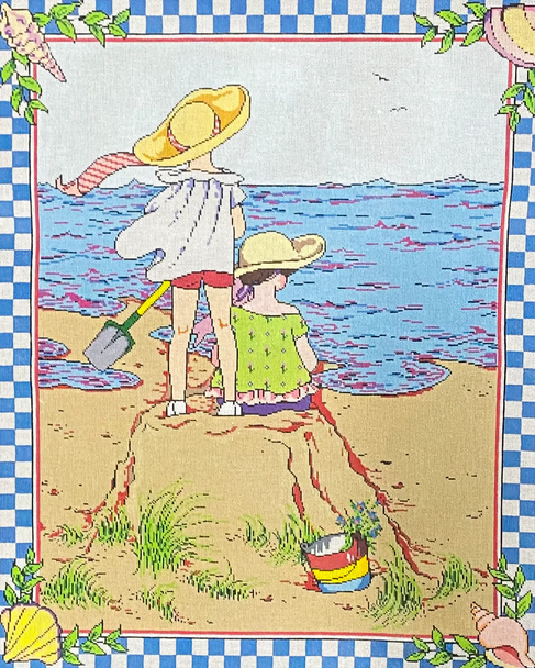 Imagine (Beach Scene) 20” x 24” 18 Mesh Once In A Blue Moon By Sandra Gilmore 18-048