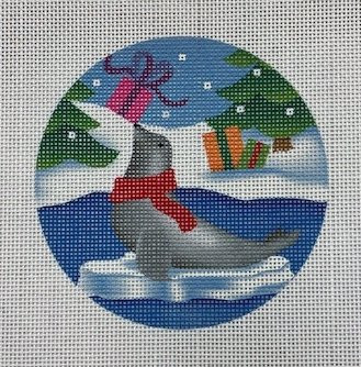 WA09 Nosy Seal 4" Diameter 18 Mesh Pepperberry Designs