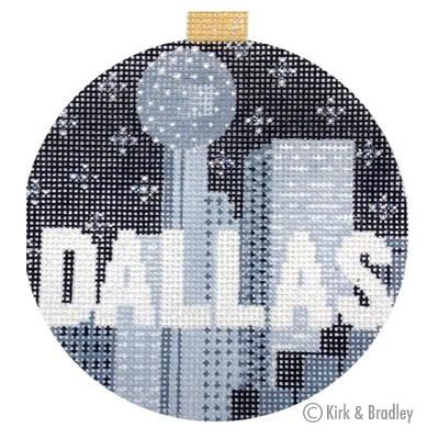 KB 1172 - City Bauble - Dallas 4" Round  18 Mesh Kirk & Bradley Designs