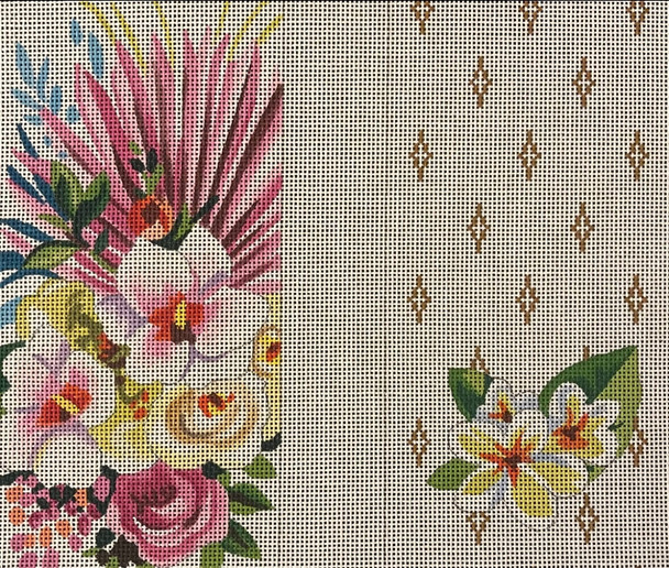 Eyeglass EY241 Flowers 3.5 x 7 Double Panels 18 Mesh Colors of Praise