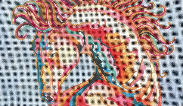 Clutch CL051 Horse 12 x 7 18 Mesh Colors of Praise