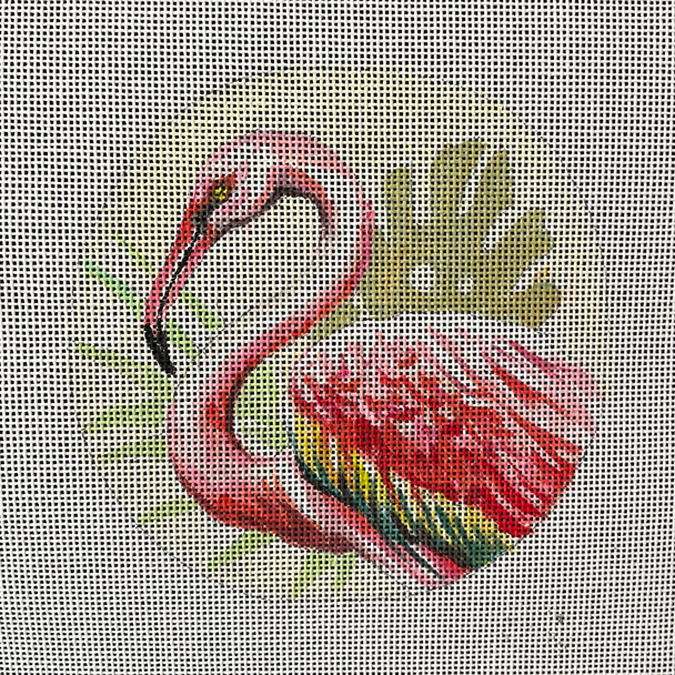 5" Round IN814 Flamingo 18 Mesh Colors of Praise