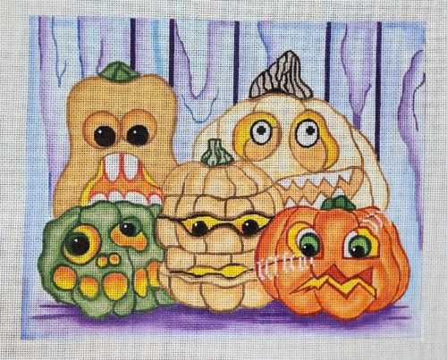 R1236 10 x 8 Spooky Squash Crew 18 Mesh Robbyn's Nest Designs