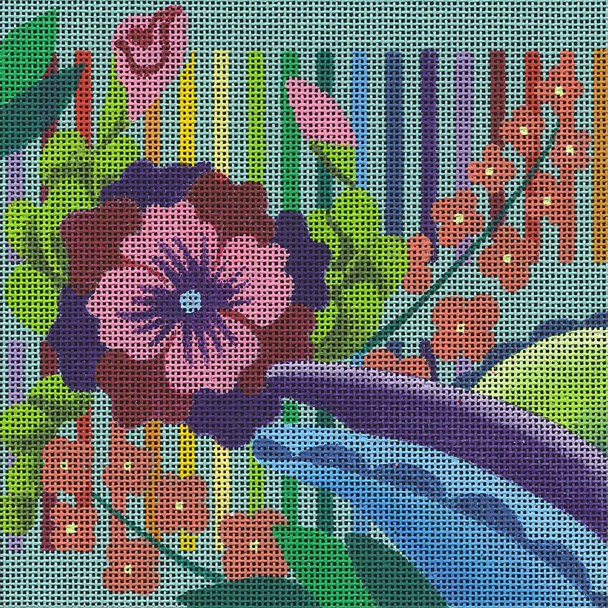 6211 Leigh Designs Cabanas 6" x 6" 18 Mesh Guadalajara Coaster