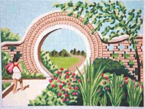 GL-15 China Moon Gate 12 x 9 18 Mesh GAIL LANG 