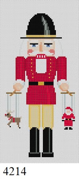 NUTCRACKER 4214 Susan Roberts Needlepoint PUPPET MAKER 6.5" High 18 MESH