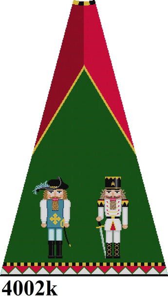 NUTCRACKER 4002K Only Susan Roberts Needlepoint NUTCRACKER TREE SKIRT WITH BACKGROUND K Musketeer 13 MESH