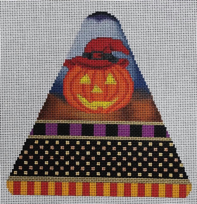 HALLOWEEN CC-2 Candy Corn #2 6 x 6 18 Mesh Lani Enterprises
