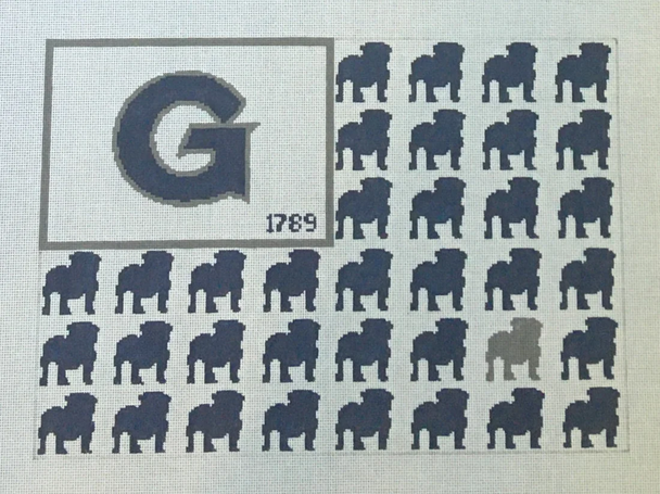 HSNCF03 Georgetown 12.5 x 9 18 Mesh HSN DESIGNS COLLEGIATE FLAG (CF)