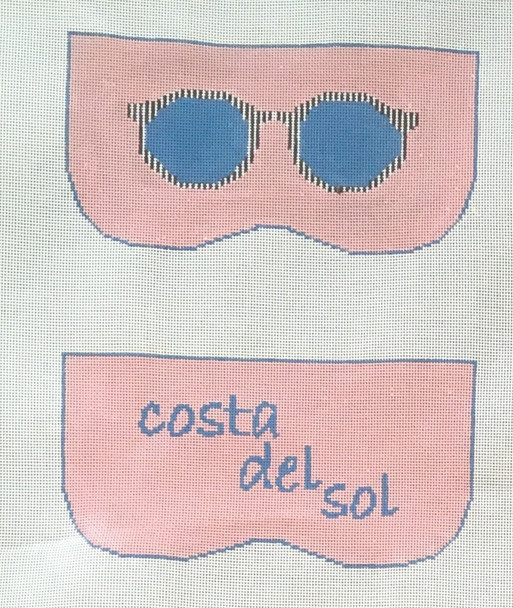 HSNEGC06 Costa del Sol Each section is 8 x 4 18 Mesh HSN DESIGNS EYEGLASS CASE (EGC)