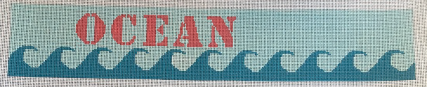 HSNCLCB208 Ocean 3.75 x 20  13 Mesh HSN DESIGNS CLUTCH BAND & PILLOW STRIP (CLCB)
