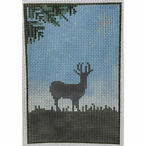 KC01 Buck at Twilight  4x6 13 Mesh Kate Crady Designs